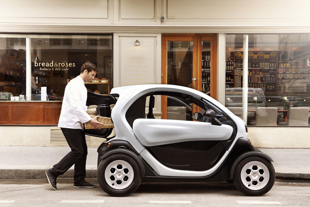 Renault Twizy für den kleinen Lieferverkehr