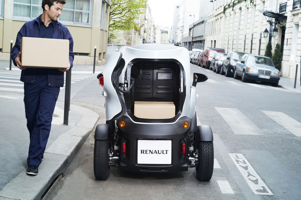 Renault Twizy für den kleinen Lieferverkehr