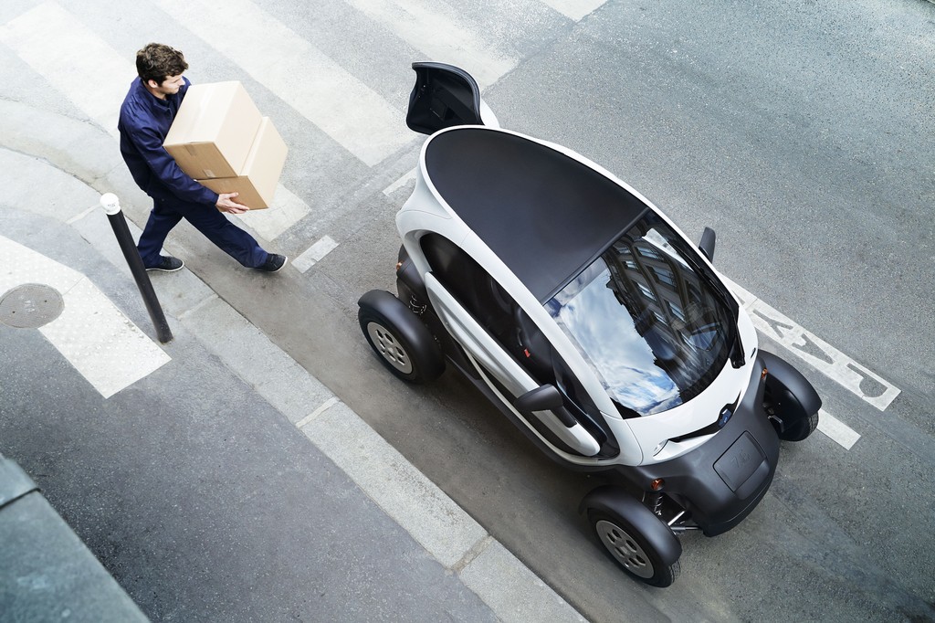 Renault Twizy für den kleinen Lieferverkehr