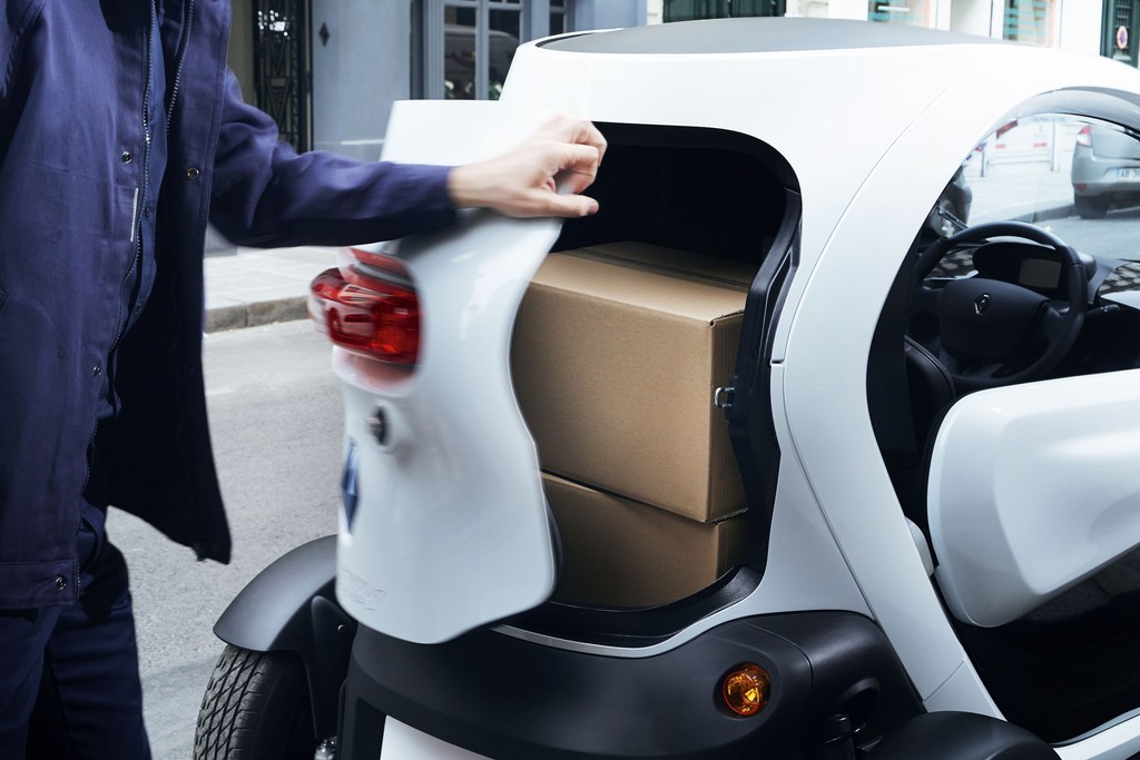 Renault Twizy für den kleinen Lieferverkehr