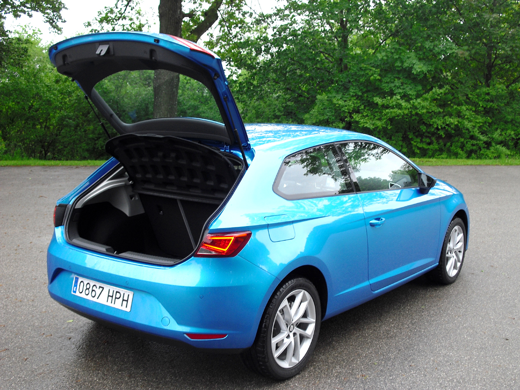 Seat León SC: Blick auf die Heckpartie. 