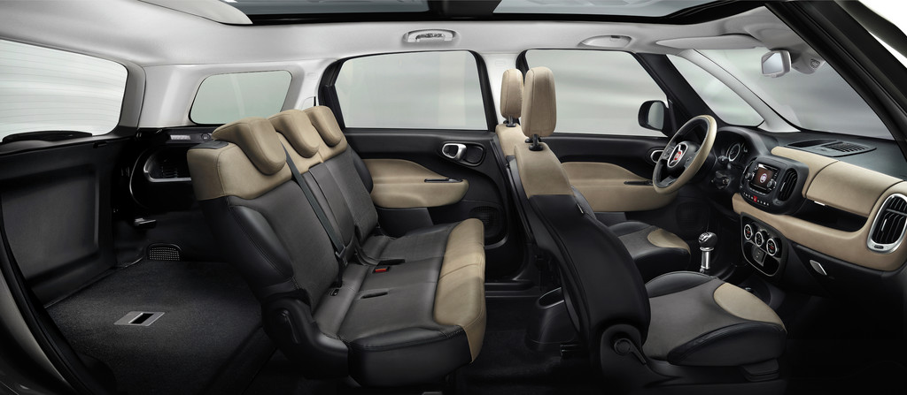 Sieben Sitze im Fiat 500L Living