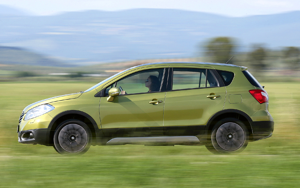 Suzuki SX4: Und so sieht das Urban-Crossover-Modell der Japaner von der Seite aus.