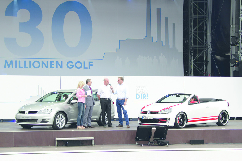 Tag der offenen Tür in Wolfsburg mit 30-millionstem Golf