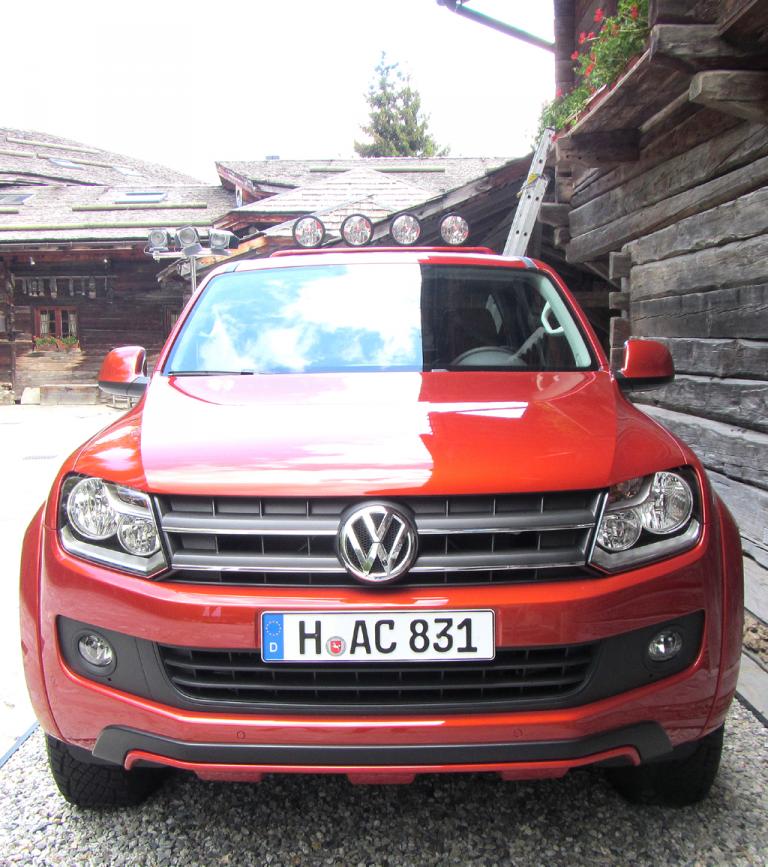 VW Amarok Canyon: Blick auf die Frontpartie. 