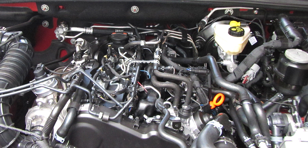 VW Amarok Canyon: Blick unter die Haube auf einen der beiden 2,0-Liter-Diesel. 