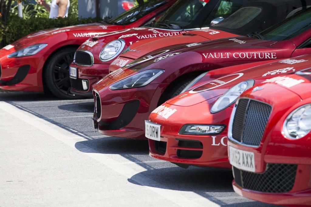 Von Bentley bis Ferrari sind alle Edelmarken vertreten