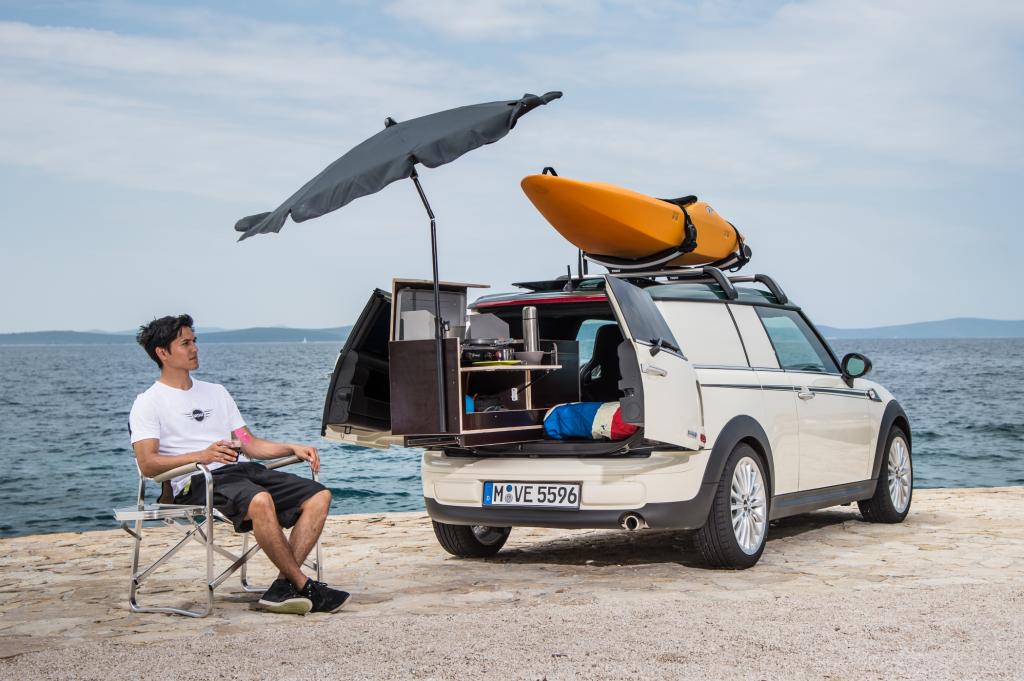 Auf Basis des Mini Clubvan entstand ein Mini-Wohnmobil