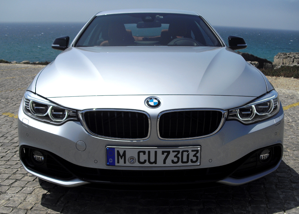 BMW 4er Coupé: Blick auf die Frontpartie. 