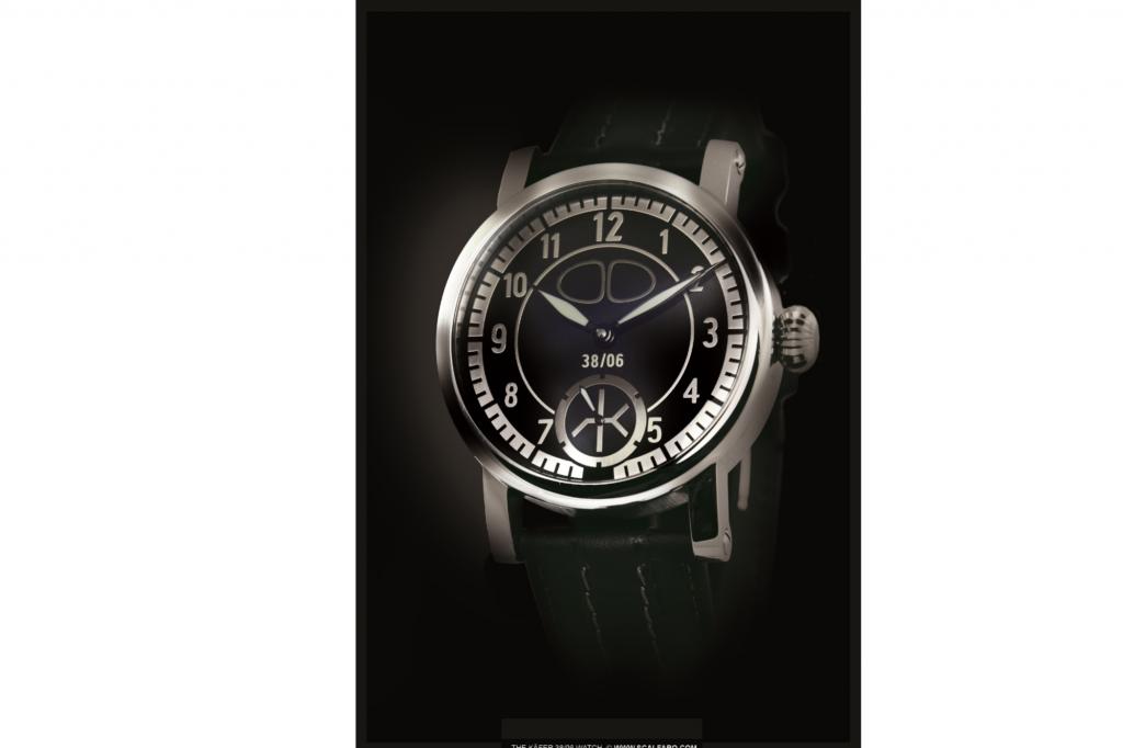 Chronometer mit Oldtimer-Blech