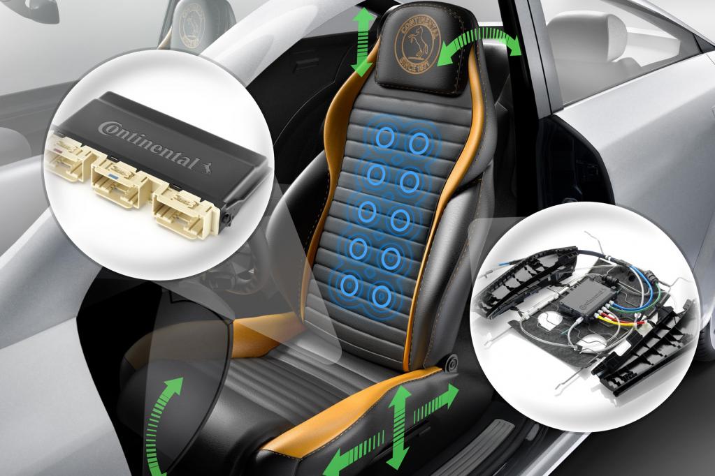 Continental: Smartphone steuert Autositz