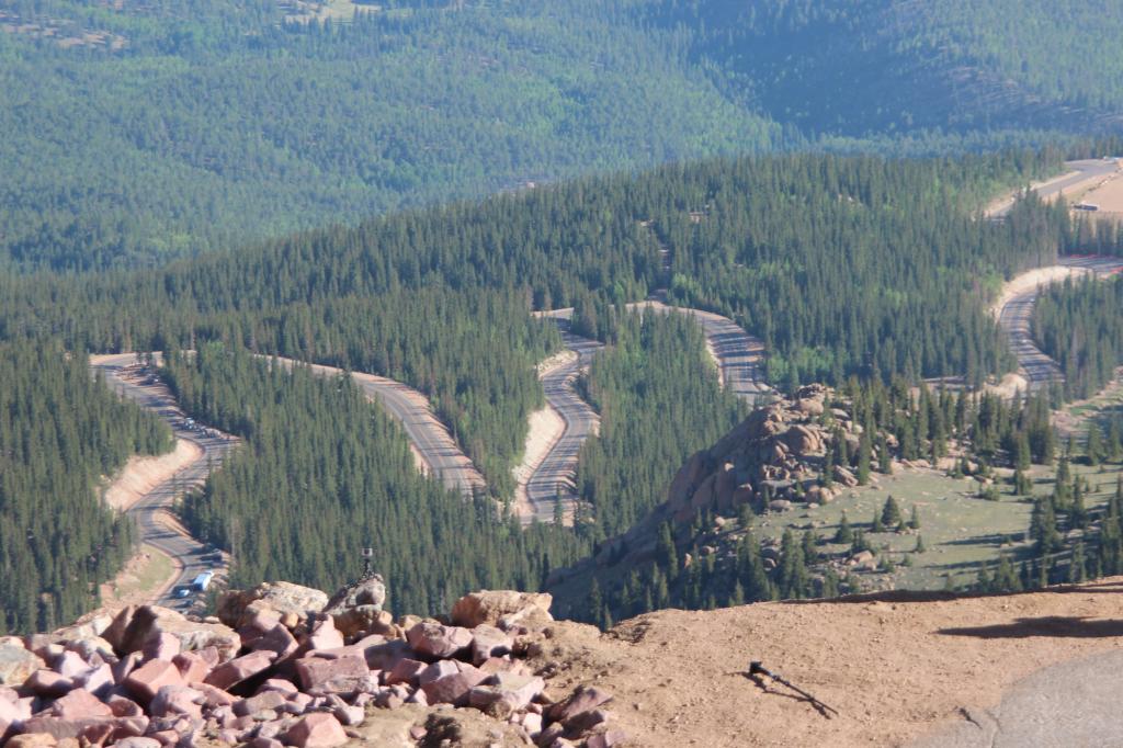 Dann startet der Hill Climb am Pikes Peak