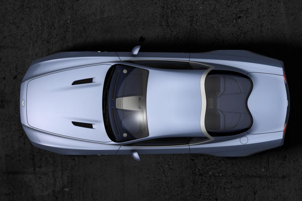 Das DBS Coupé Zagato Centennial von oben