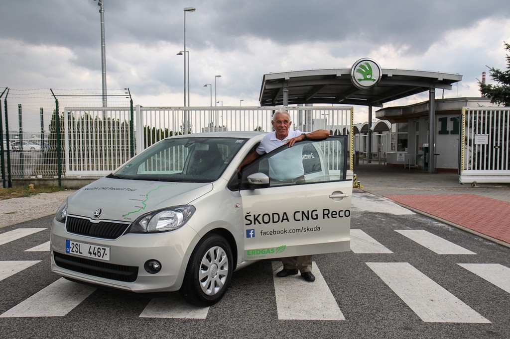 Dem Škoda Citigo CNG reichen rund 2,5 Kilogramm Erdgas