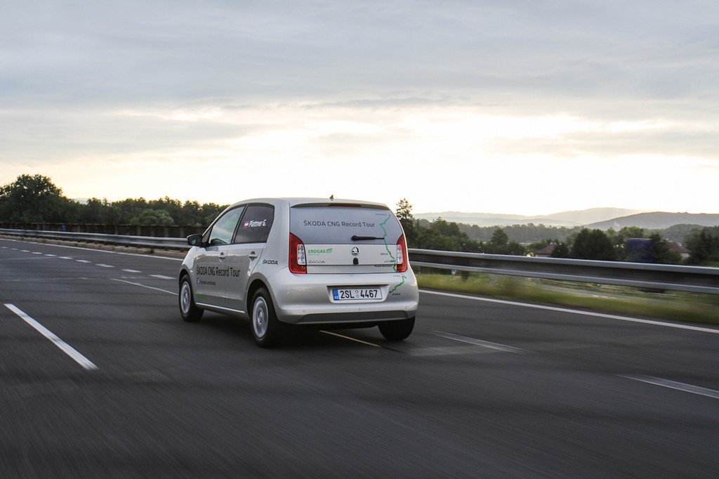 Dem Škoda Citigo CNG reichen rund 2,5 Kilogramm Erdgas