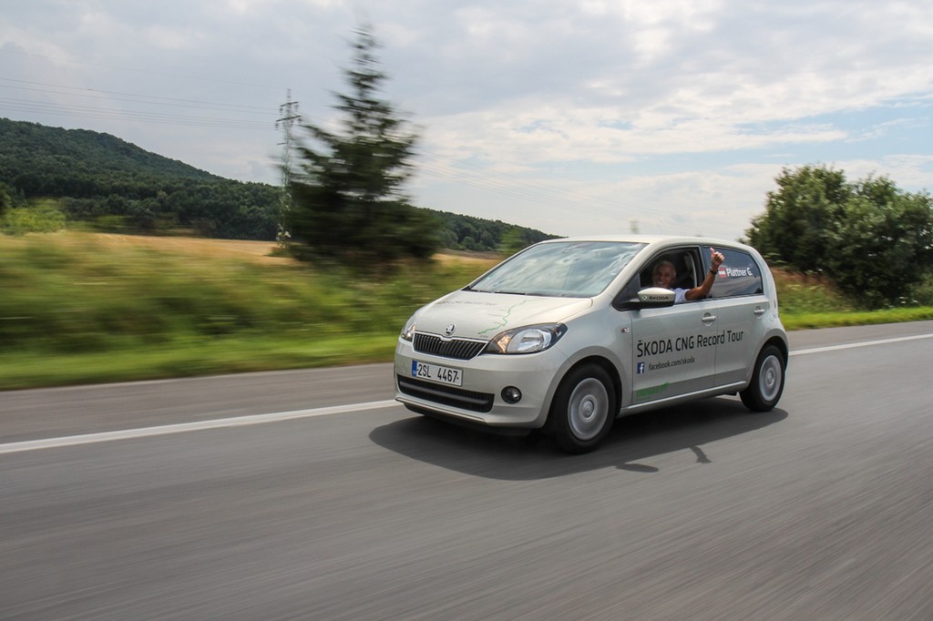 Dem Škoda Citigo CNG reichen rund 2,5 Kilogramm Erdgas