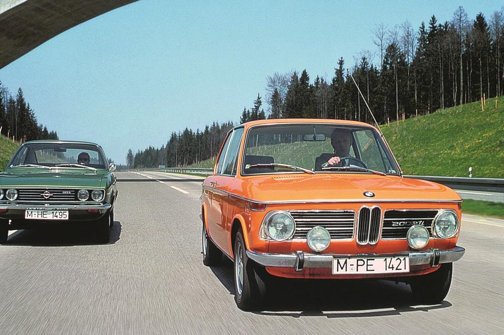 Ende der Sechziger, Anfang der Siebziger kam am BMW 02 Colorado-Orange auf