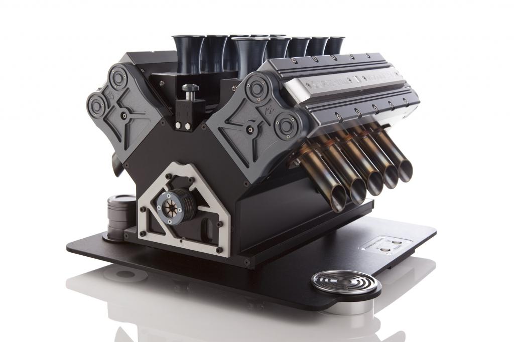 Espresso aus V12-Motor - Von Null auf koffeiniert in kürzester Zeit