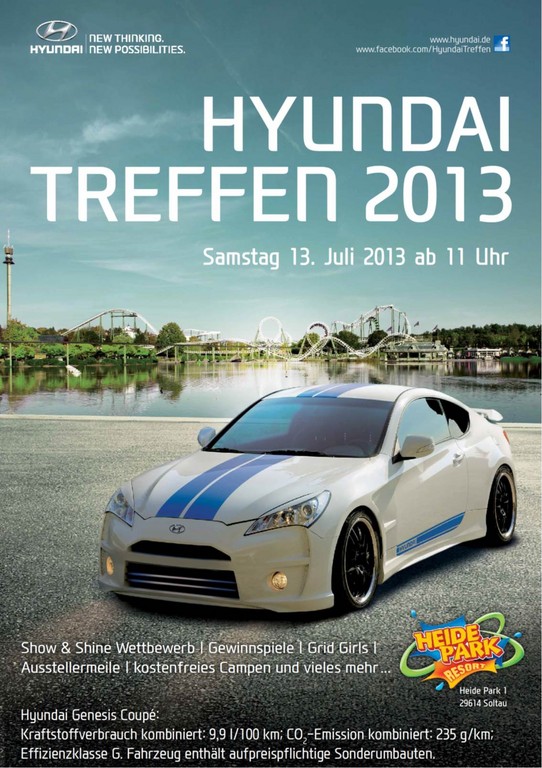 Hyundai-Treffen im Heide-Park