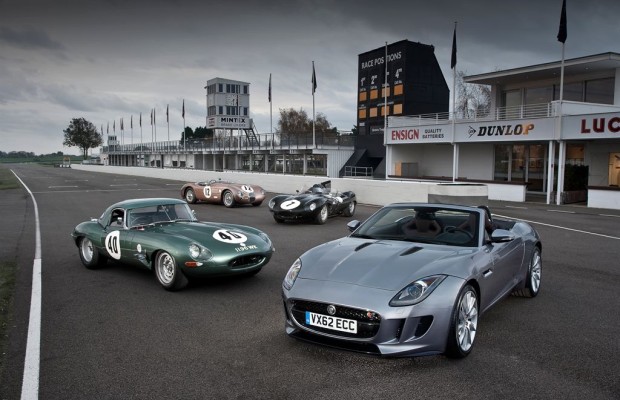 Jaguar nimmt am Oldtimer Grand Prix 2013 teil