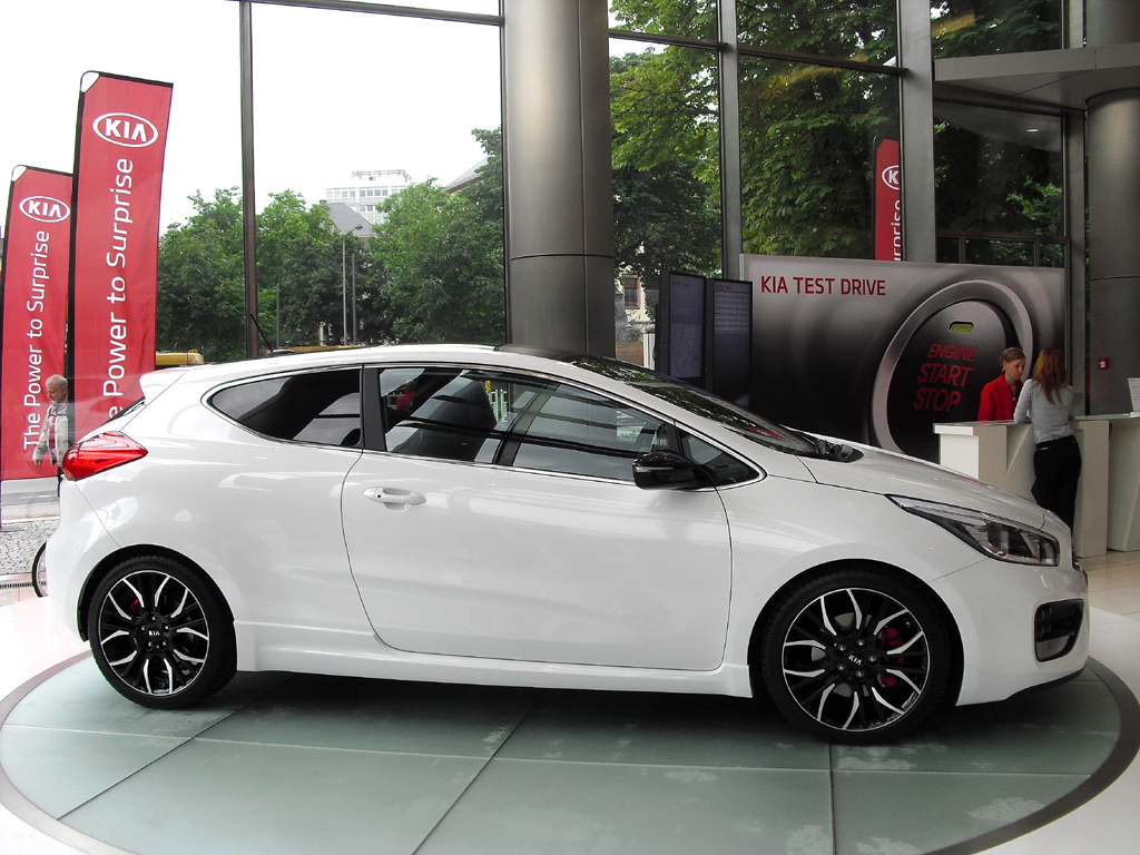 Kia Pro Cee'd GT: Und so sieht der flotte Dreitürer von der Seite aus.