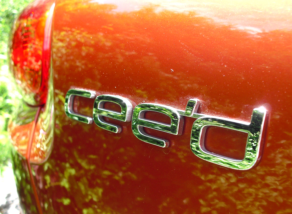 Kia Pro Cee'd: Moderne Leuchteinheit hinten mit Modellschriftzug. 