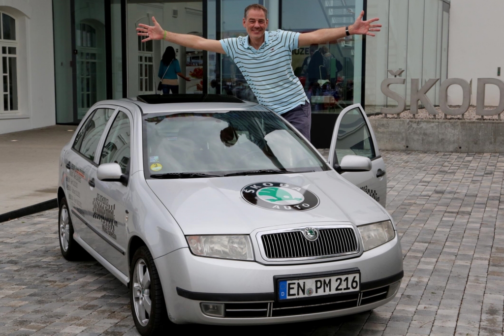 Kirchhoff ermöglicht seinem treuen Begleiter einen prominenten Ruhestand: Er schenkt ihn dem Skoda-Werksmuseum
