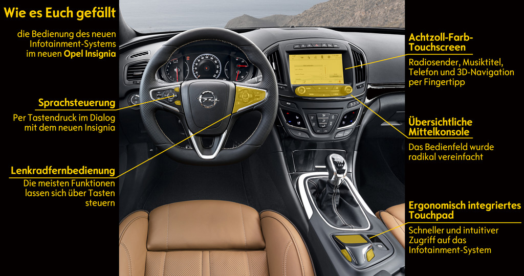 Neuer Opel Insignia liest auch Fingerzeichen