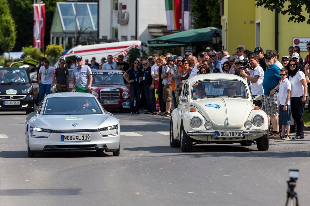 Pokal-Parade auf der Silvretta Classic