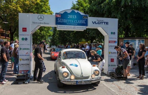 Pokal-Parade auf der Silvretta Classic