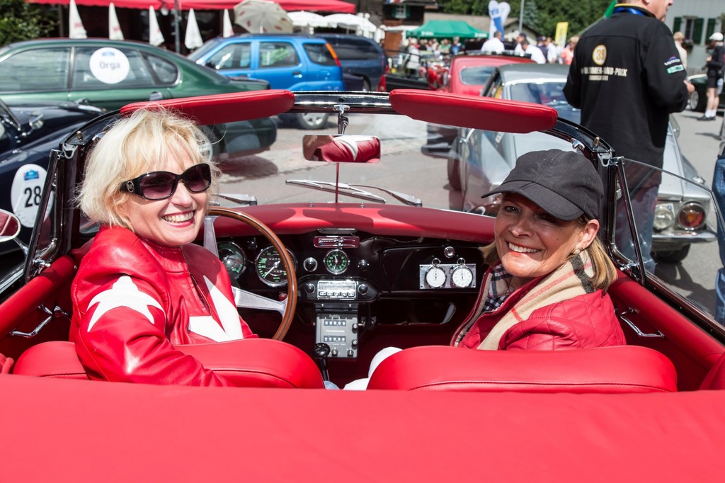 Pokal-Parade auf der Silvretta Classic