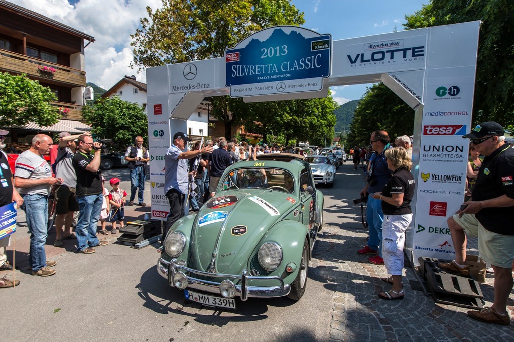 Pokal-Parade auf der Silvretta Classic