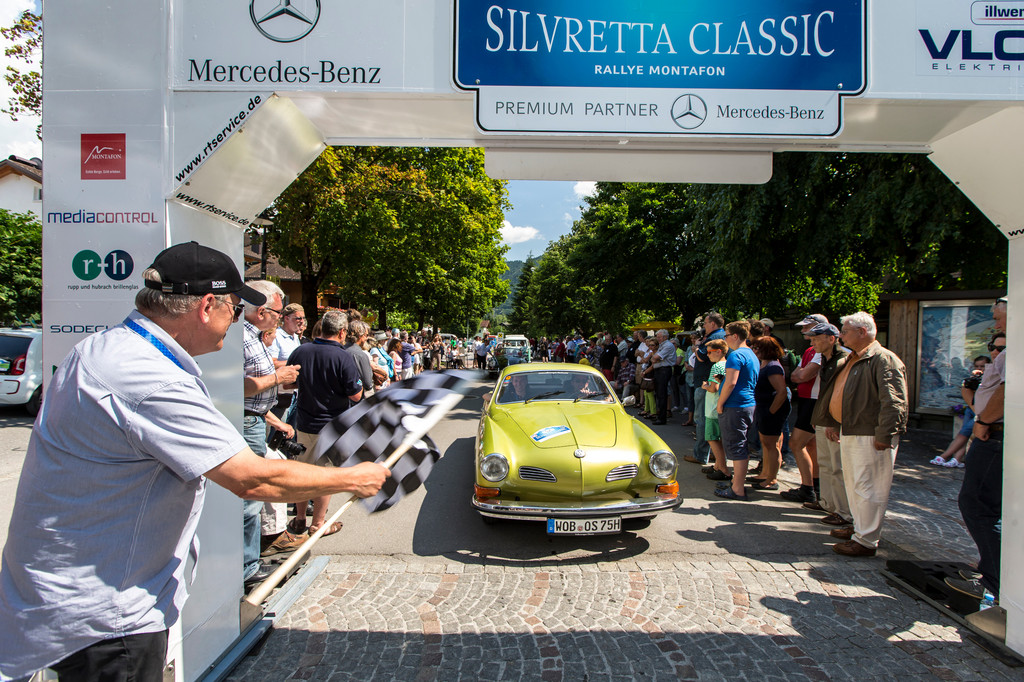 Pokal-Parade auf der Silvretta Classic
