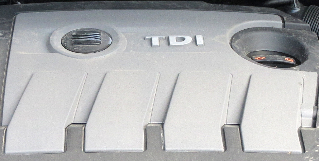 Seat Toledo: Blick unter die Haube auf den 1,6-Liter-Vierzylinder-Selbstzünder. 
