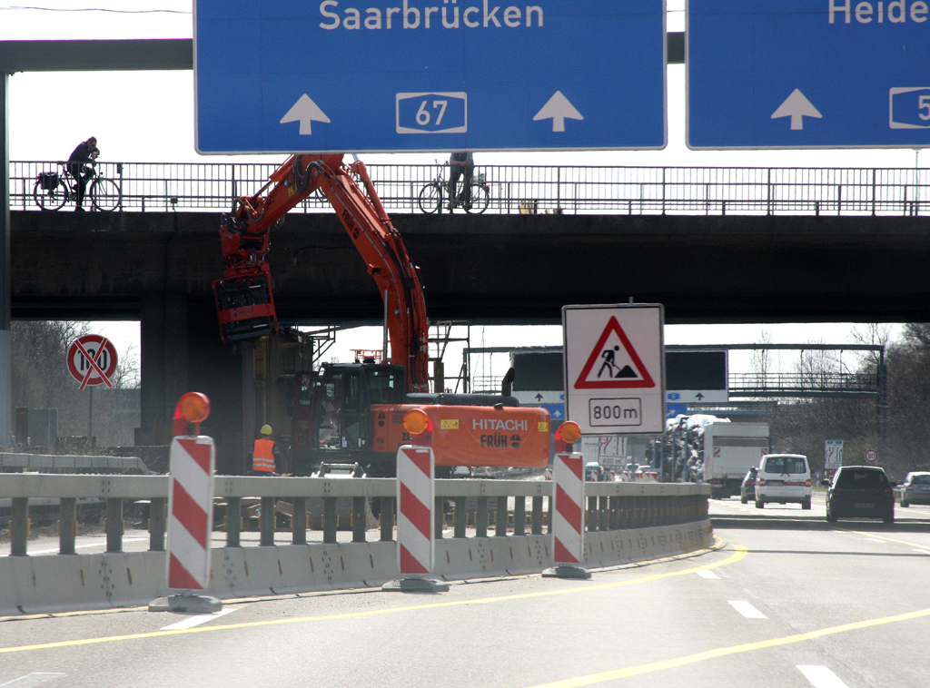Sind Testfahrer über nahende Baustellen informiert worden, drosselten sie ihr Tempo. 