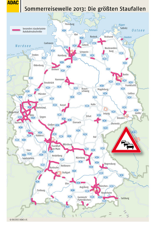 Stauprognose: Die Reisewelle wird stärker
