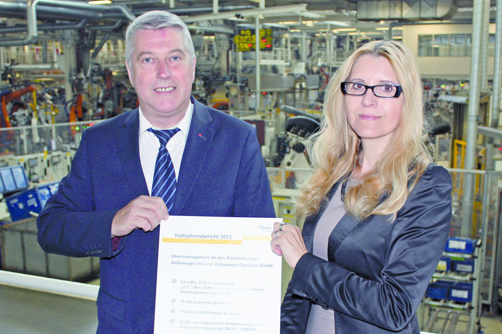 Volkswagen-Mitarbeiter haben immer bessere Ideen