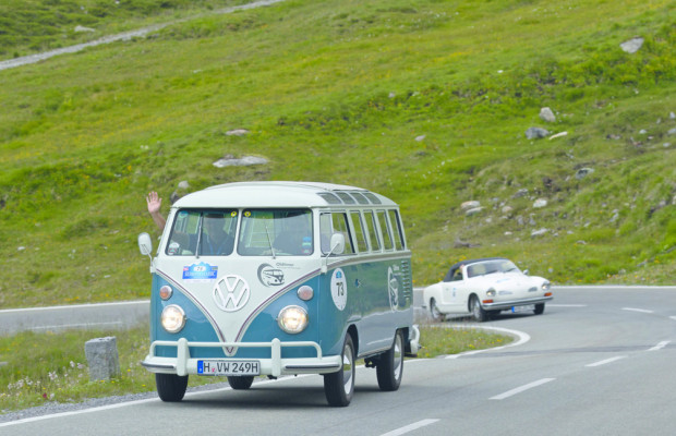 Volkswagen bei der Silvretta Classic Rallye