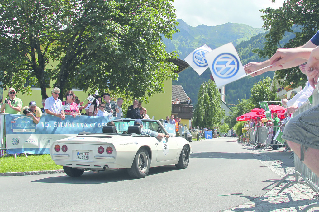 Volkswagen bei der Silvretta Classic Rallye