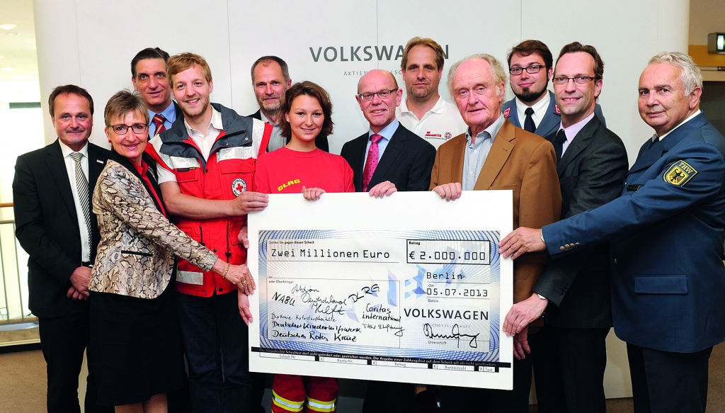 Volkswagen hilft Flutopfern mit Millionen-Spenden