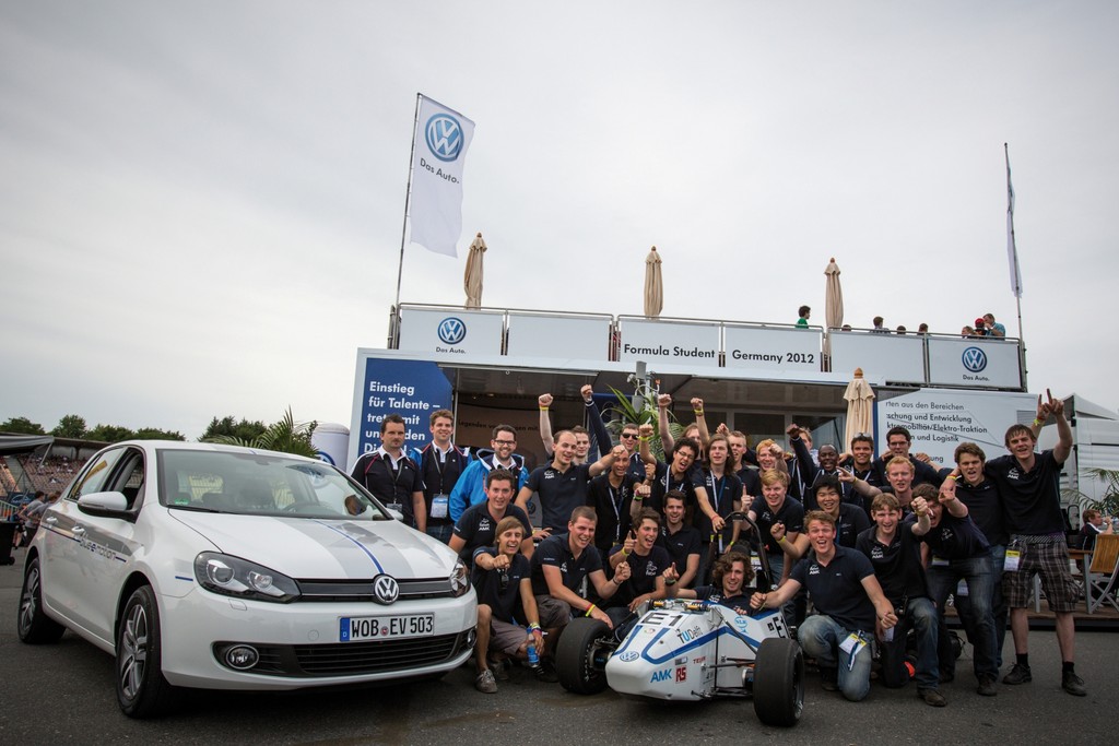 Volkswagen unterstützt fünf Hochschul-Teams bei Formula Student Germany