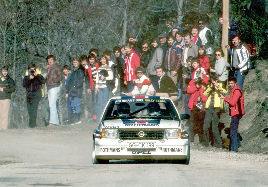 Walter Röhrl im Opel Ascona 400 beim ADAC Eifel Rallye Festival