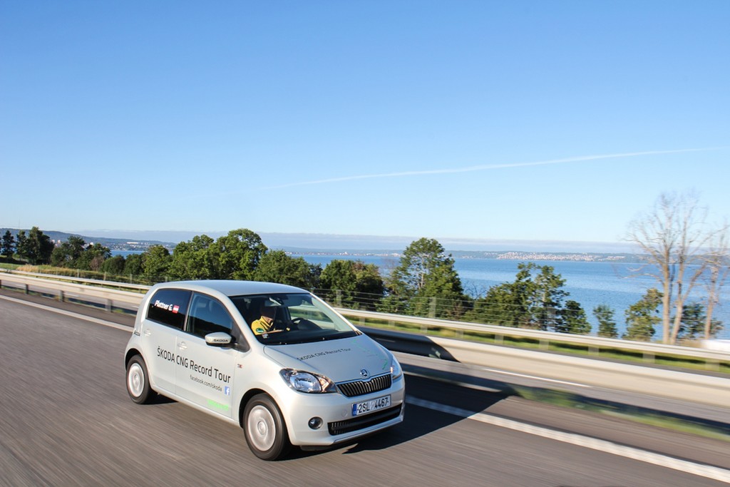 Škoda Citigo CNG legt für 81,24 Euro über 2600 Kilometer zurück