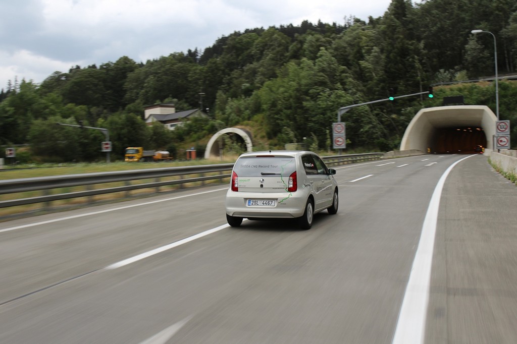 Škoda Citigo CNG legt für 81,24 Euro über 2600 Kilometer zurück