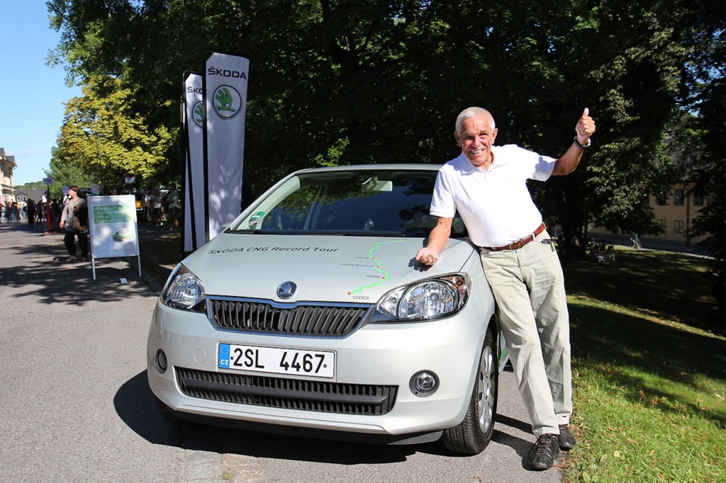 Škoda Citigo CNG legt für 81,24 Euro über 2600 Kilometer zurück