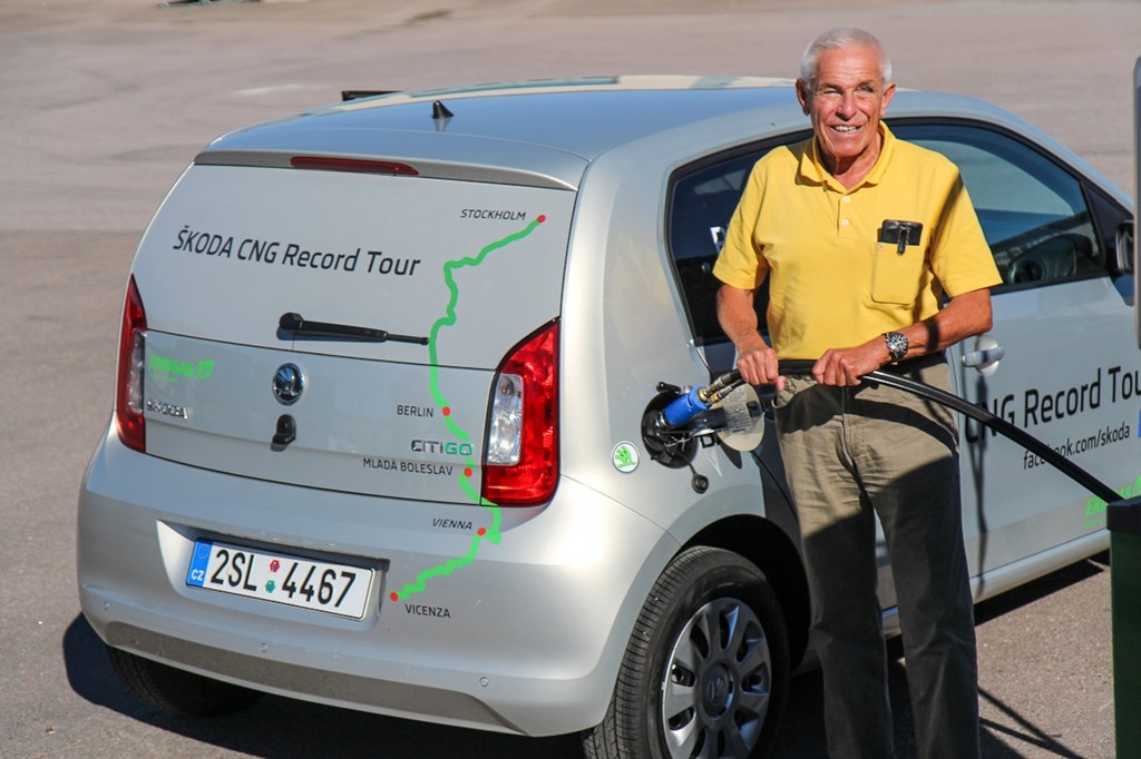 Škoda Citigo CNG legt für 81,24 Euro über 2600 Kilometer zurück