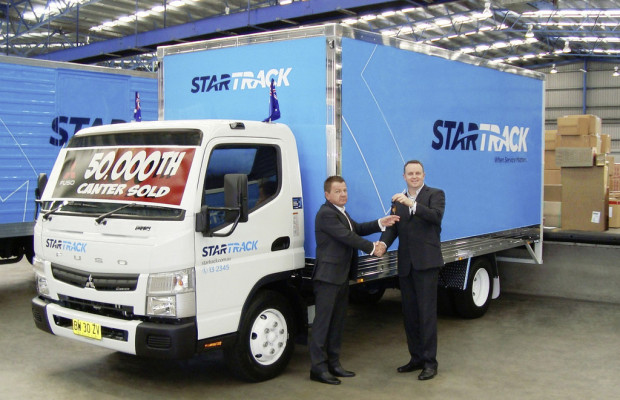 50 000ster Fuso Canter Lkw in Australien verkauft