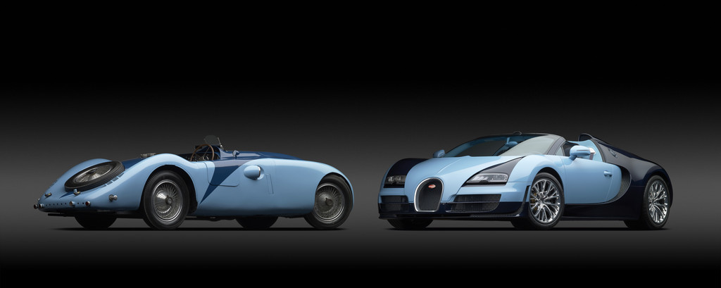 Bugatti legt sechs Mal drei Legenden-Fahrzeuge auf