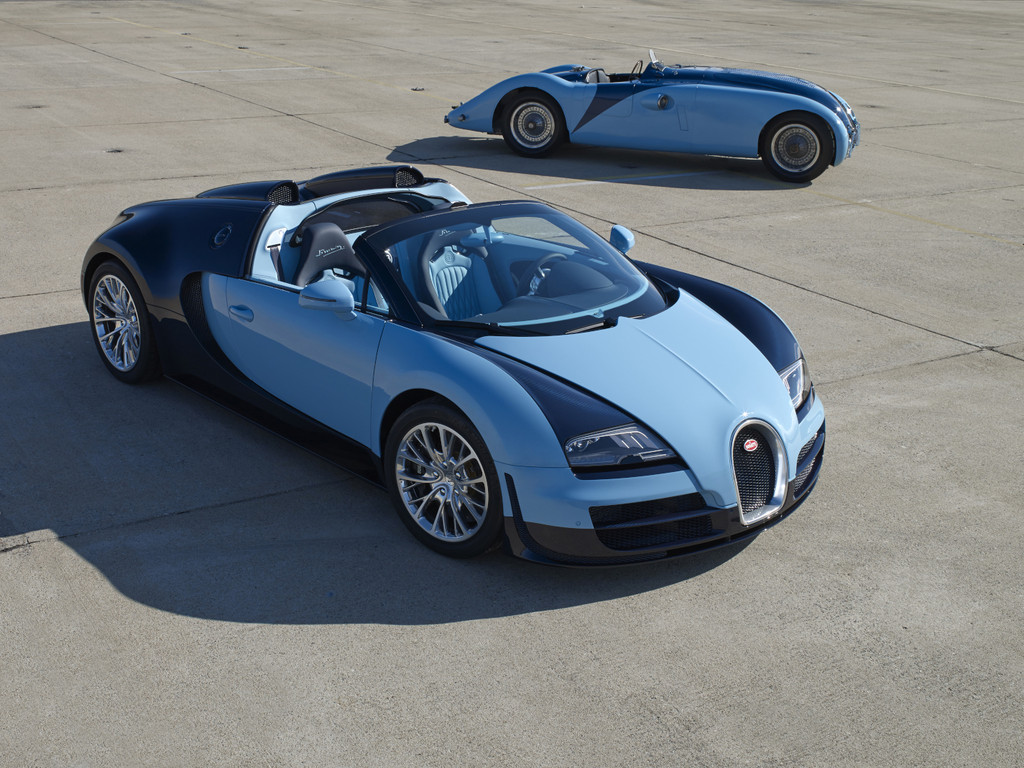 Bugatti legt sechs Mal drei Legenden-Fahrzeuge auf