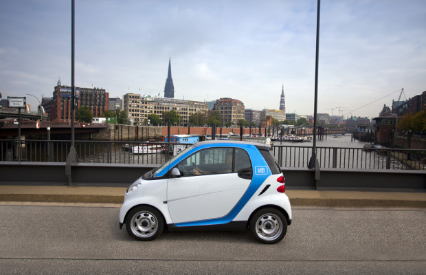 Car2go geht über die Elbe